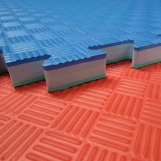Olympus Sport 763716233.Enamege8os.Blue.Red Gym Puzzle Floor Double Sided Red/Blue 100x100x2.5cm 1pc