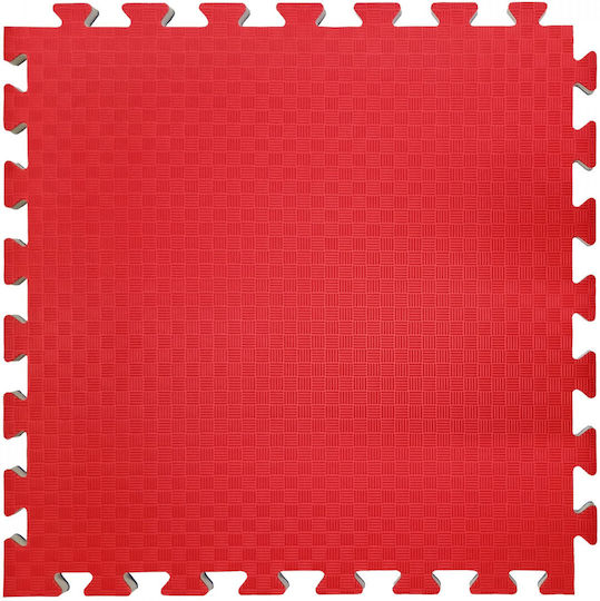 Olympus Sport Gym Puzzle Mat Double Sided Red/Blue 108x108x2.5cm 1pc