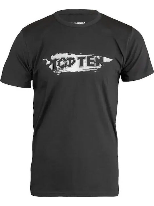 Top Ten Мъжка Къс Ръкав Блуза 1383.XS Черна