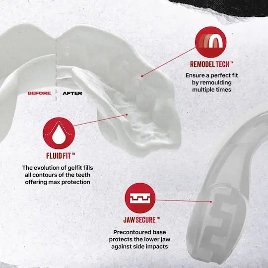 Safejawz Intro White Mouth Guard