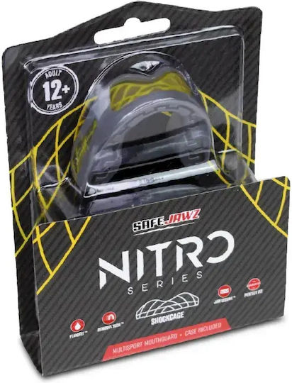 Маска Safejawz Nitro Сив Жълт