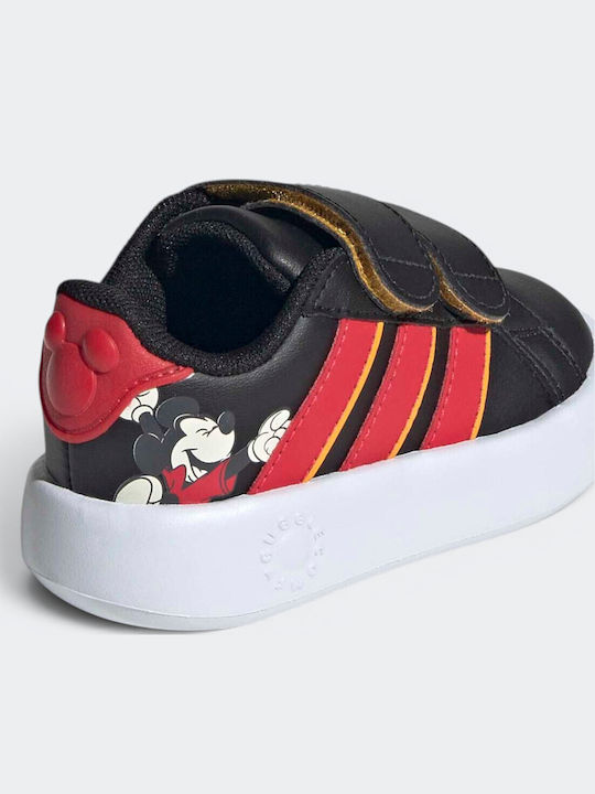 Grand Court Mickey Детски Маратонки с Велкро Черни