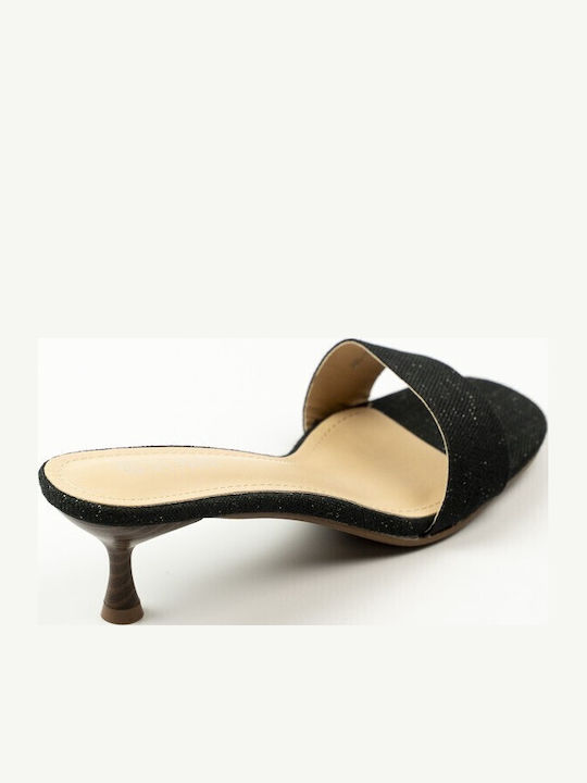 Fabric Sandals Black