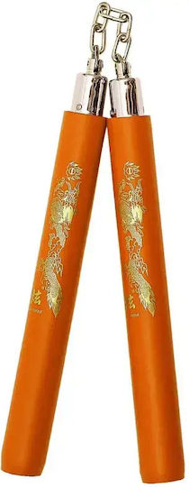 Nunchaku Kette Afrolex Drache Schwarz Rot