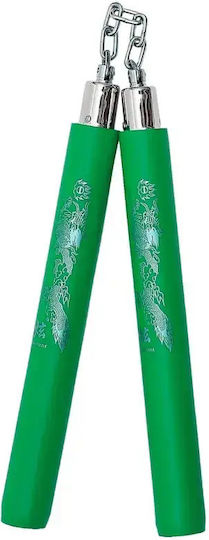 Nunchaku Kette Afrolex Drache Schwarz Rot