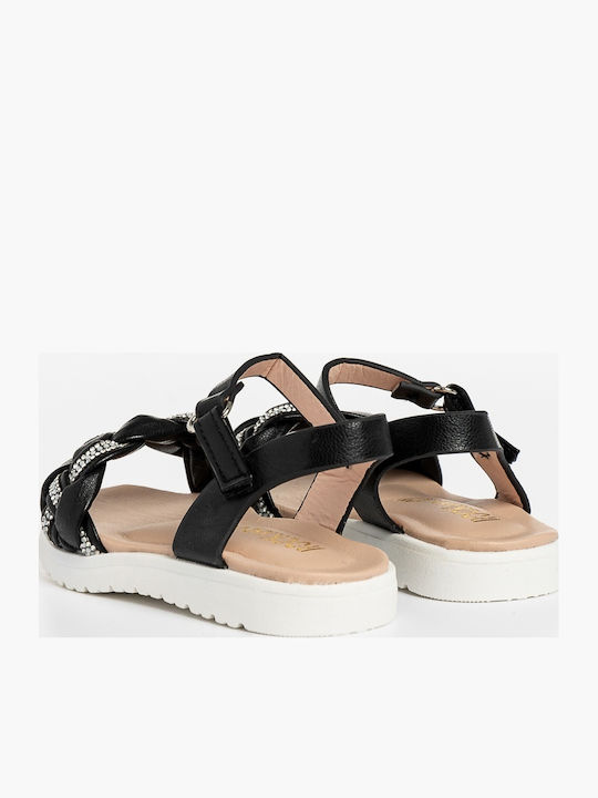 Sandale Tip Pantof Negre