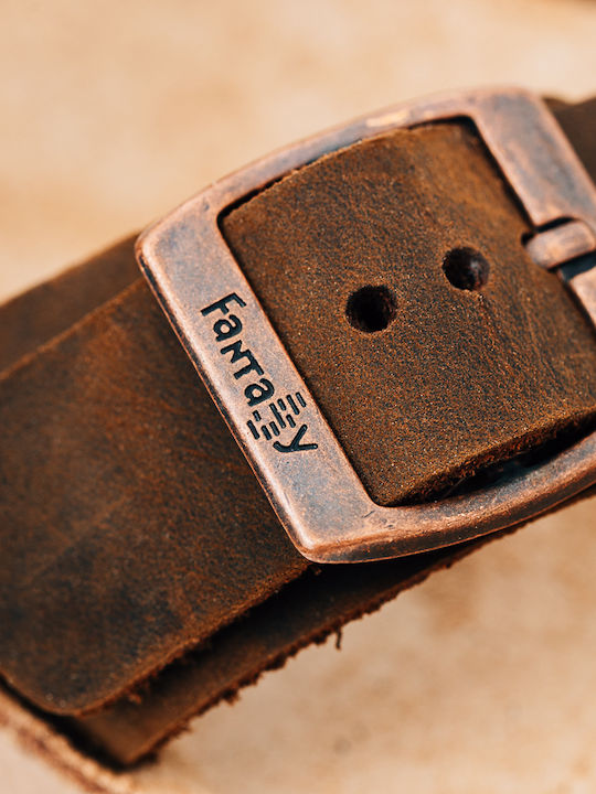 Leder Herrensandalen in Beige Farbe