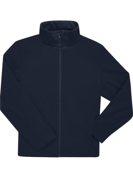 Herren Jacken Softshell Wasserdicht und Winddicht Marineblau