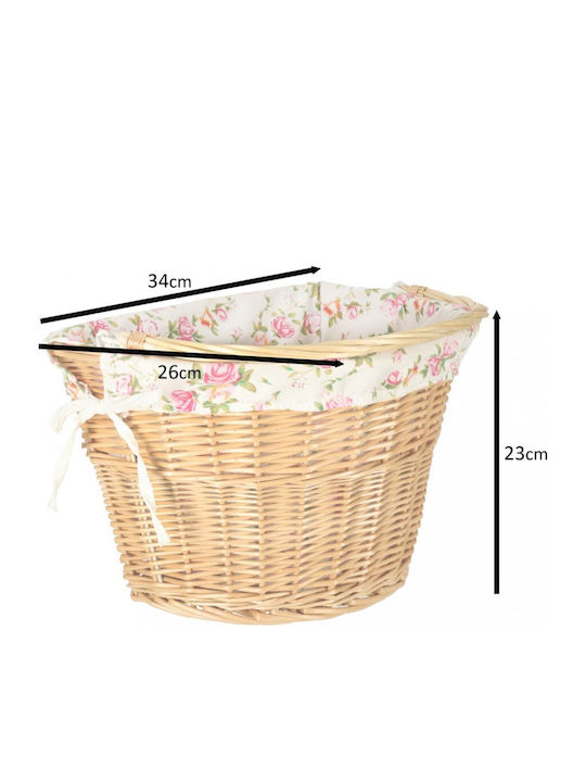ikonka Bicycle Basket Pink