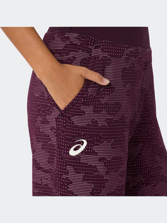 Pantaloni de trening cu pantaloni evazati Maroon