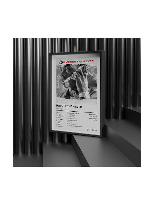 Music Poster Lil Baby Harder Than Ever Ms148 40cm X 50cm-62422pd156292
