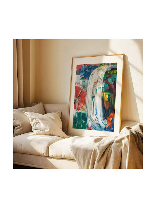 Poster Franz Marc Bewitched Mill Art127 40cm X 50cm-56073pd156680
