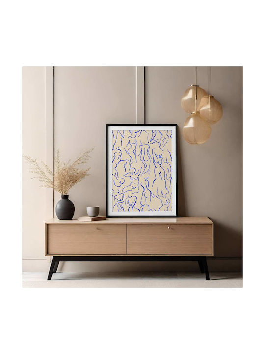 Poster Matisse Blue Lined Bodies Art023 40cm X 50cm-55987pd156876