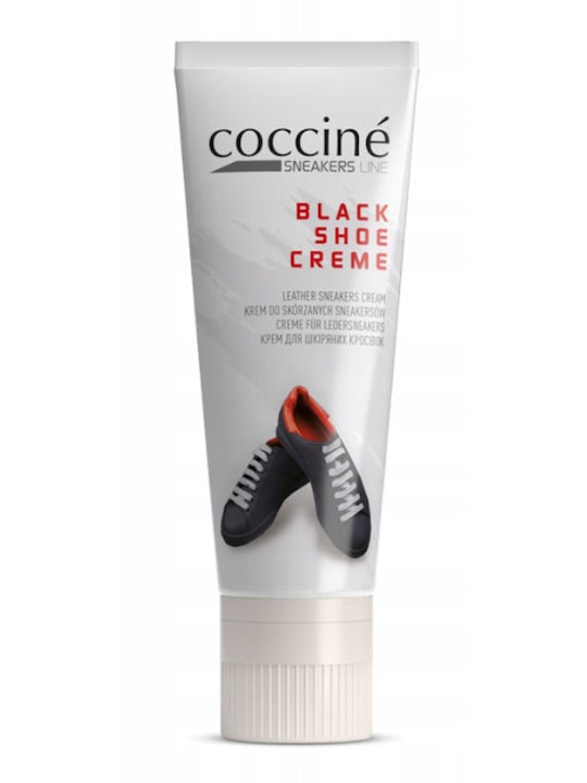 Shoe Care Set Black Cream Cocciné 75 Ml & Polishing Brush Zes-54