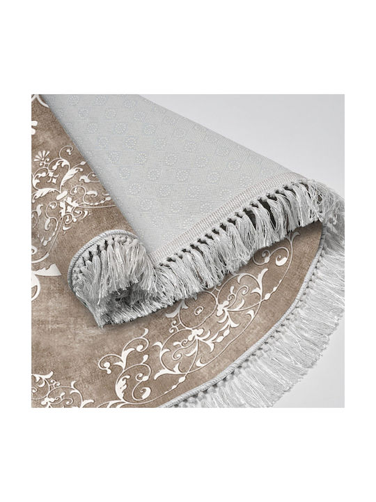 Conceptum Hypnose Χαλί Στρογγυλό Beige-White Φ160cm
