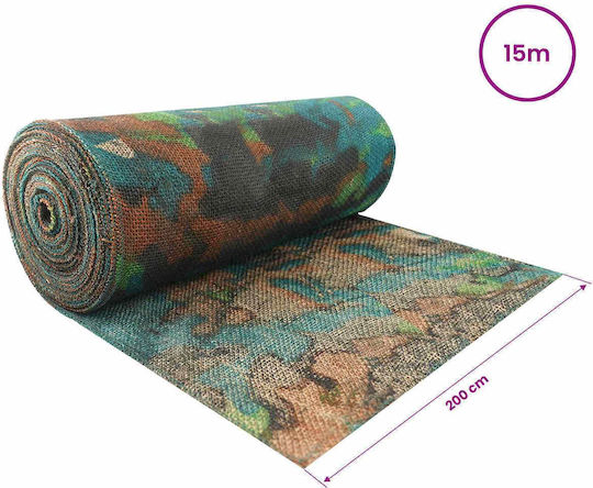 vidaXL Decorative Fabric 200x1500cm Pattern