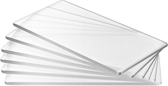 Vevor Σετ Επιφάνεια Κοπής Χάρτινη Διάφανο 17x8cm 6τμχ