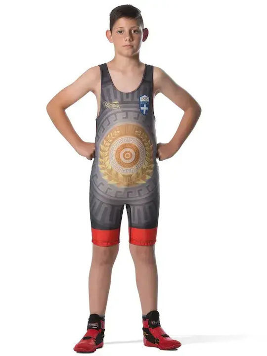 Olympus Costum De Baie De Luptă Pentru Bărbați Albastru