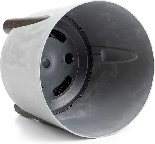 HowHomely Ghiveci De Flori Din Beton Gri