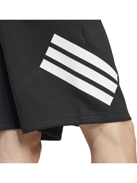 Future Icons 3-stripes Αθλητική Ανδρική Βερμούδα Μαύρη