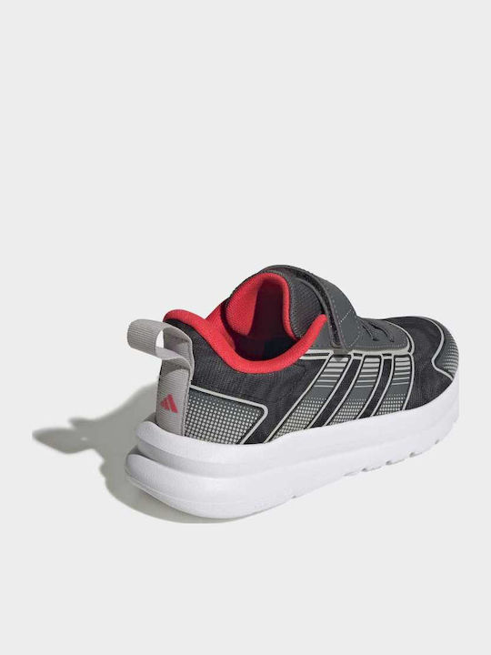 Tensaur Run 4.0 Kinder Sportschuhe Laufen mit Bügel- und Schleifenverschluss Graue