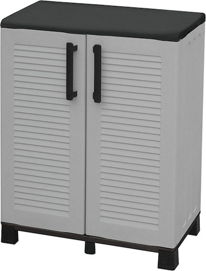 Double-Leaf Cabinet Made of Polypropylene with 1 Shelf 68x37x90 cm