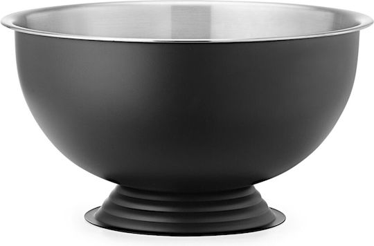 Steel Weinkühler Champagner Punch Schüssel 13 L Ø 393x214 Mm Schwarz