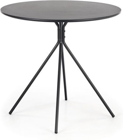 Fondi Kitchen Table Wooden Black 80x80x75cm
