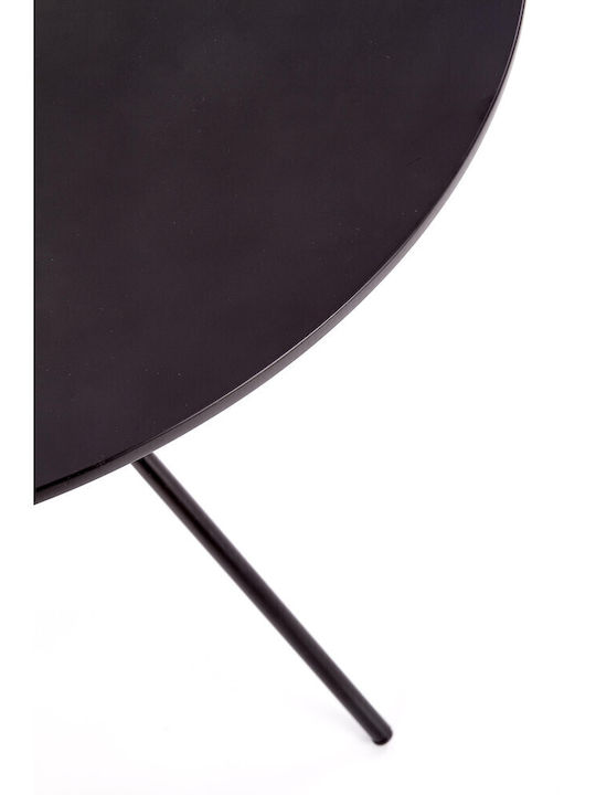 Fondi Маса За Трапезария Дървена Черна 80x80x75см