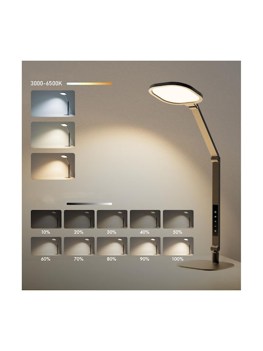 LED Iluminat de birou în Culoare Neagră