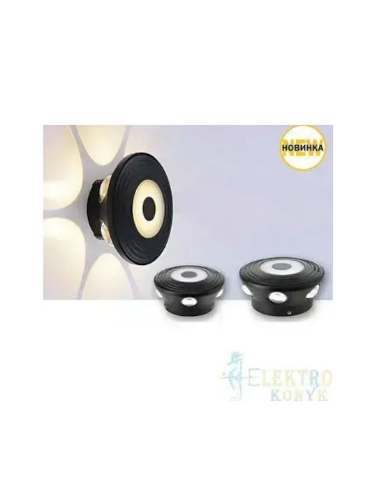 Horoz Electric Wandmontierte Außenbeleuchtung LED IP54 mit Natürliches Weiß Licht 5cm