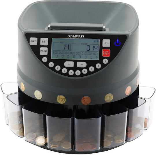 Olympia Cc 300 – Coin Counter Lcd Display & Batch Function