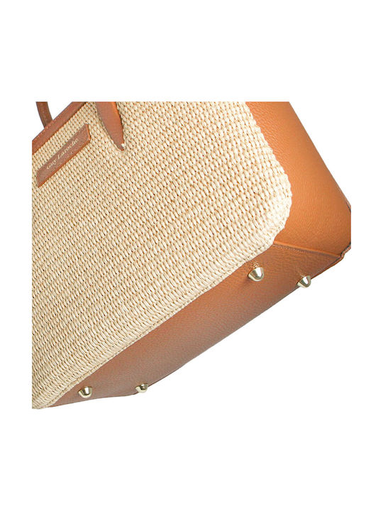 Straw Women's Handbag Tabac Brown