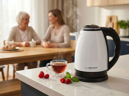 Esperanza Victoria Kettle 1.8lt 1800W Silver