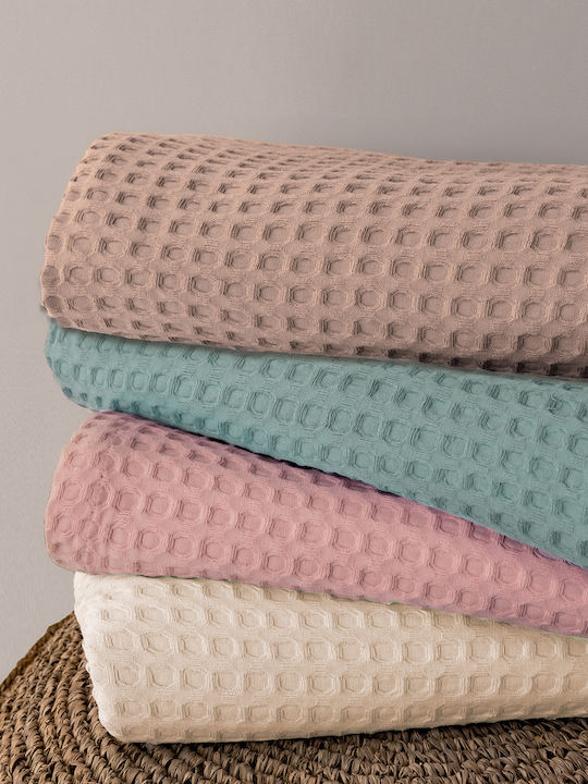Palamaiki Marcie Одеяло Пике Единично 170x240см Бежово