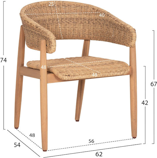 Garten- und Outdoor-Möbelsets Speisesaal 7 Stück Akazie