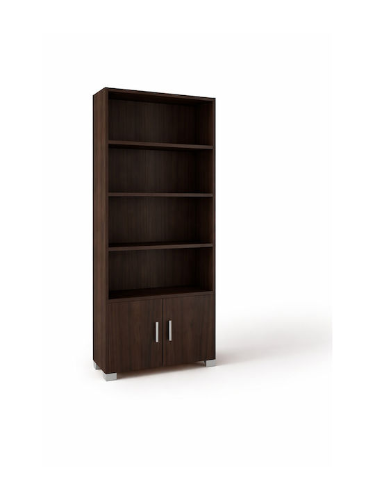 No 12 Bücherregal Boden Wenge 75x30x180cm