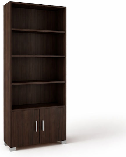 Kids Wooden Bookcase No 12 Black 75x30x180cm