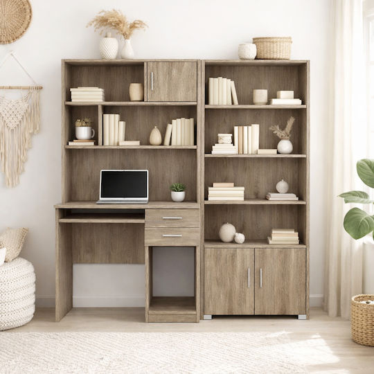 14 Regal Wandhalterung Ash 100x30x100cm