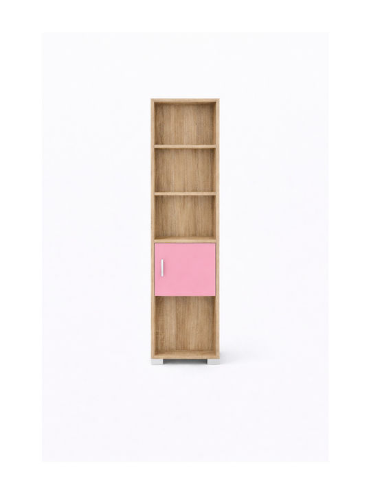 No 13 Bücherregal Boden Rosa 40x30x180cm
