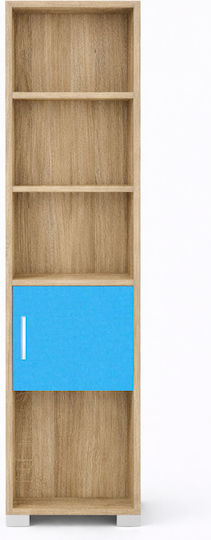 No 13 Bücherregal Boden Oak-Ciel 40x30x180cm