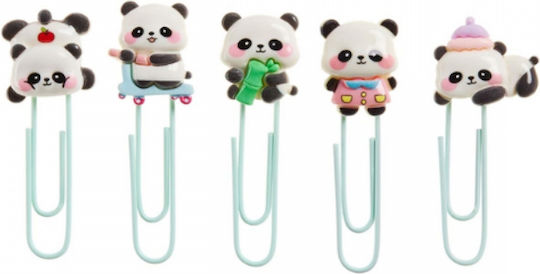Set Clipsuri De Hârtie 5 Bucăți Panda B2fun Miquelrius Mr13356