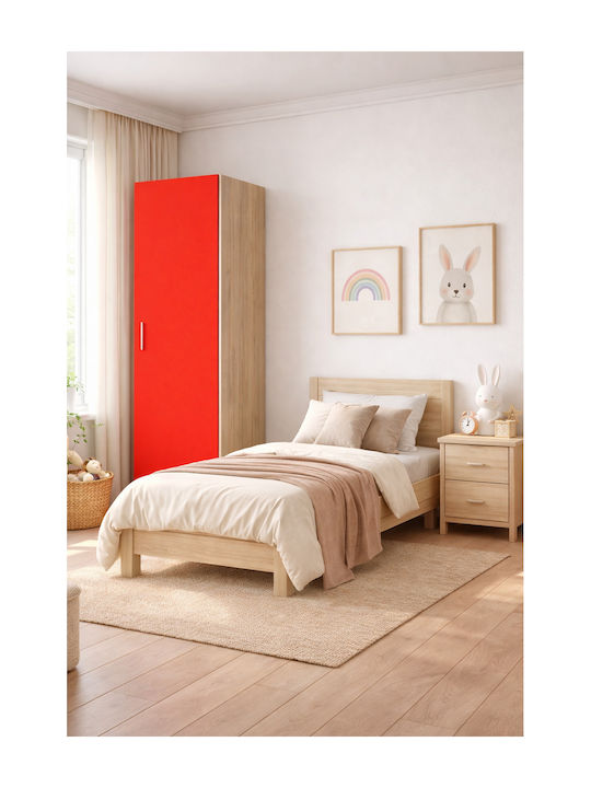 G1 Eine Tür Schrank Oak-Red 48x50x180cm