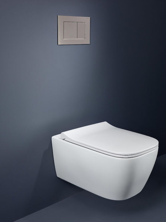 Geberit Smyle Wall-Mounted Toilet Rimless with Soft Close Cover White 4064746092411 Geberit Smyle Wall-Mounted Toilet Rimless with Soft Close Cover White 4064746092411