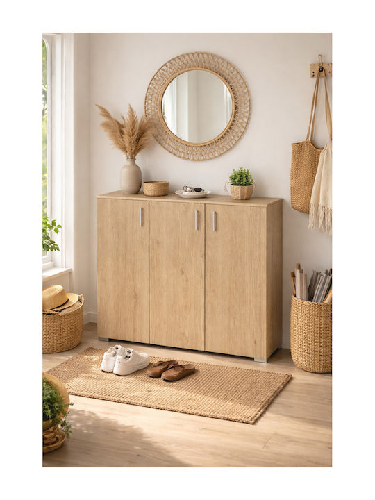 Дървен Обувна рафт 24 Oak 100x36x92см