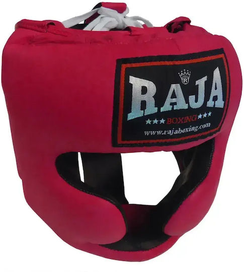 Raja 451301 XL Boxhelme Erwachsenen Offenes Gesicht Leder Rote