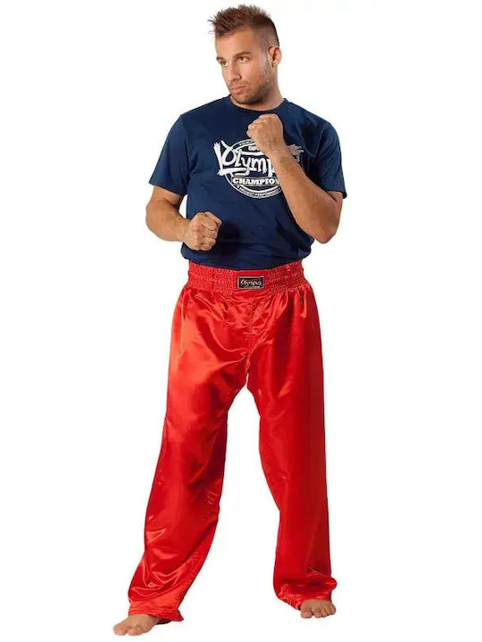 Olympus 2029.160cm.Rotes Männliches Kickboxen Hosen