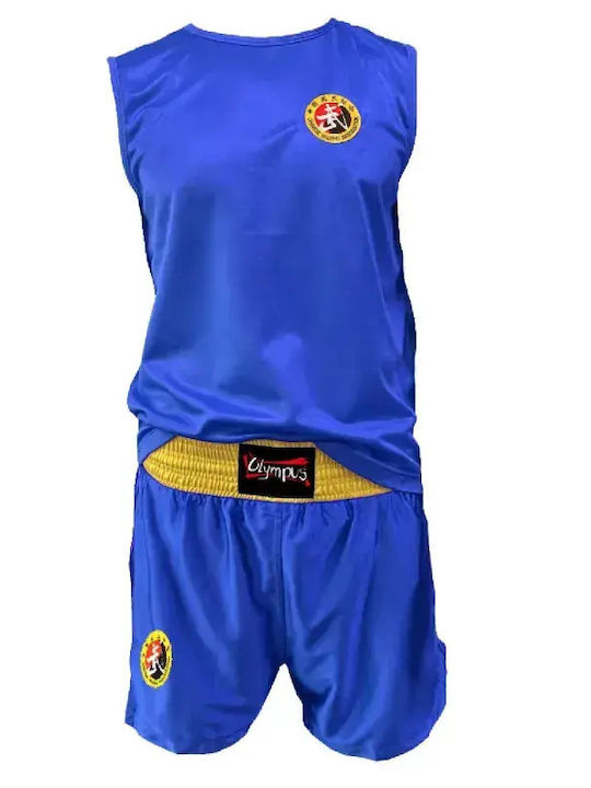 Olympus 8006302 S Mple Männliche Wu-Shu Uniform Blau