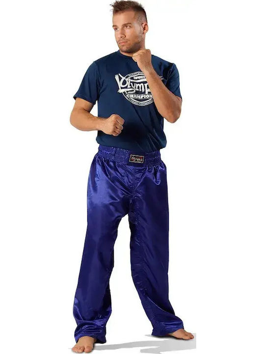 Olympus Ανδρικό Παντελόνι Kick Boxing Μπλε