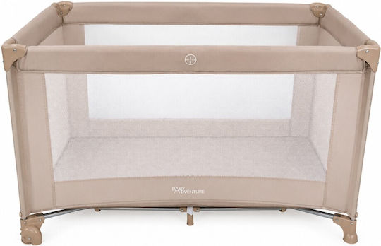 Baby Adventure Dream Παρκοκρέβατο με Στρώμα Μπεζ 120x60cm